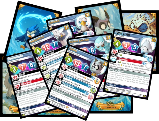 Lot de cartes Saison 8